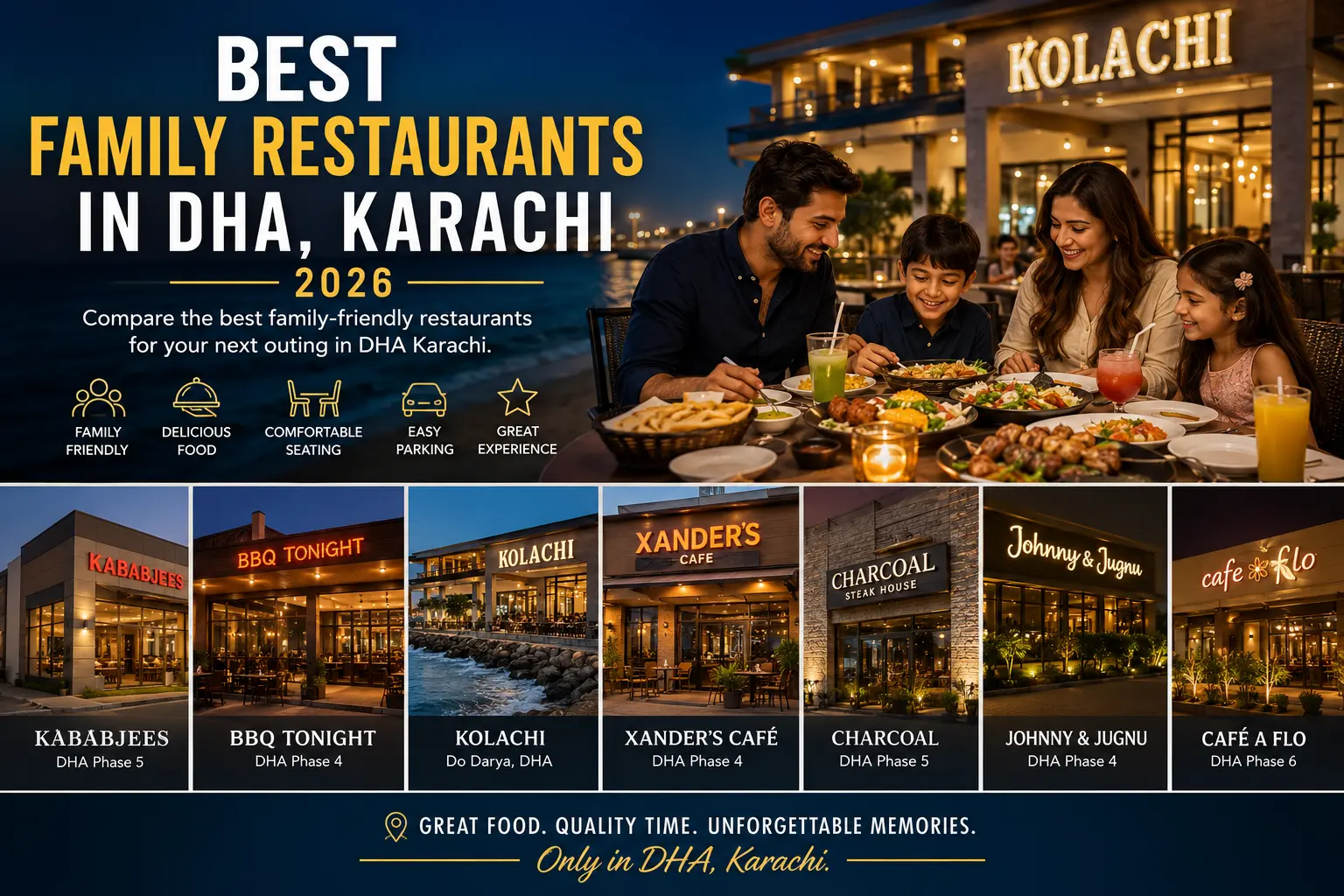 Best Family Restaurants in DHA, Karachi